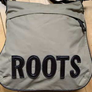 Roots nylon crossbody